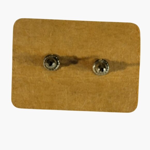 Crystal Rhinestone Ball Earrings Stud Globe Orb Bling Glam - Picture 4 of 4